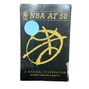 NBA At 50 1996 A Music Celebration Cassette Tape Paper Sleeve Good Hip-Hop R&B
